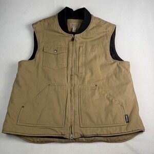Duluth Trading Co Mens 2XL Tall Thinsulate Insulated Canvas Work Vest